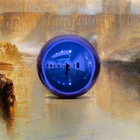 jeff koons gazing ball paintings.